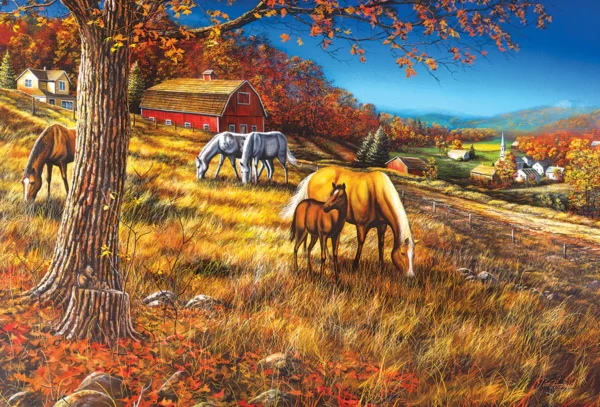Cobble Hill - Hillside Gathering 2000 Piece Puzzle