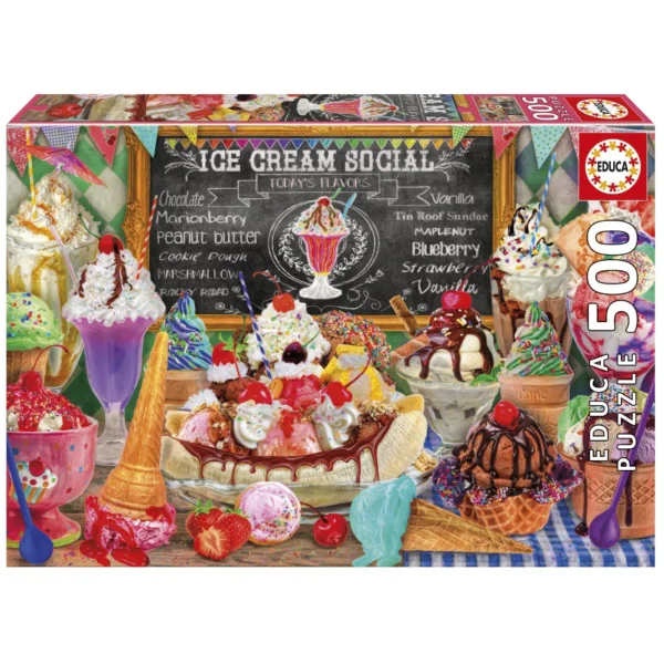 Educa - Ice Cream Shop 500 Piece Puzzle - Image 2
