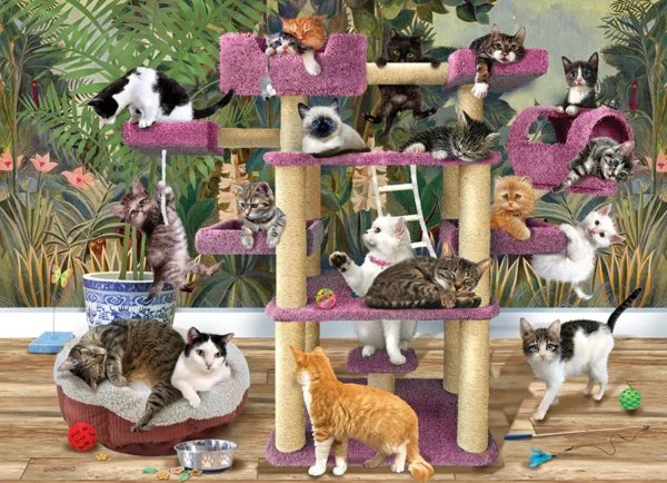 Cobble Hill - Jungle Cats 500 Larger Piece Puzzle