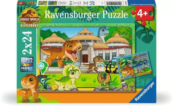 Ravensburger - Jurassic World Explorers 2 X 24 Piece Puzzle