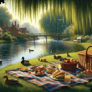 Puzzle Master - Lakeside Picnic 1000 Piece Puzzle