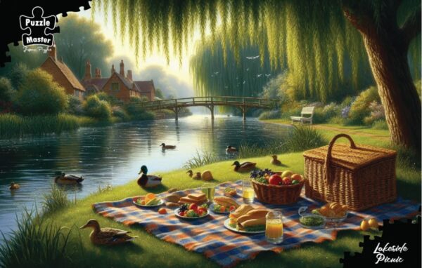 Puzzle Master - Lakeside Picnic 1000 Piece Puzzle