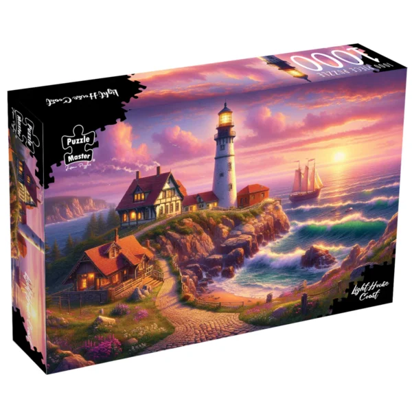 Puzzle Master - Lighthouse Coast 1000 Piece Puzzle - Image 2