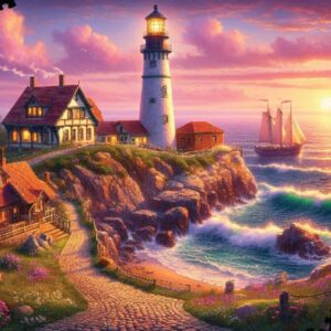 Puzzle Master - Lighthouse Coast 1000 Piece Puzzle