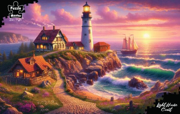 Puzzle Master - Lighthouse Coast 1000 Piece Puzzle