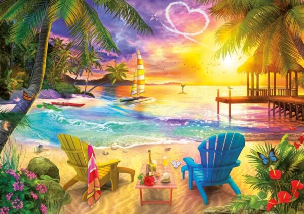 Educa - Love Beach 1000 Piece Puzzle