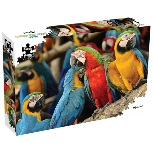 Puzzle Master - Macaws 1000 Piece Puzzle - Image 3