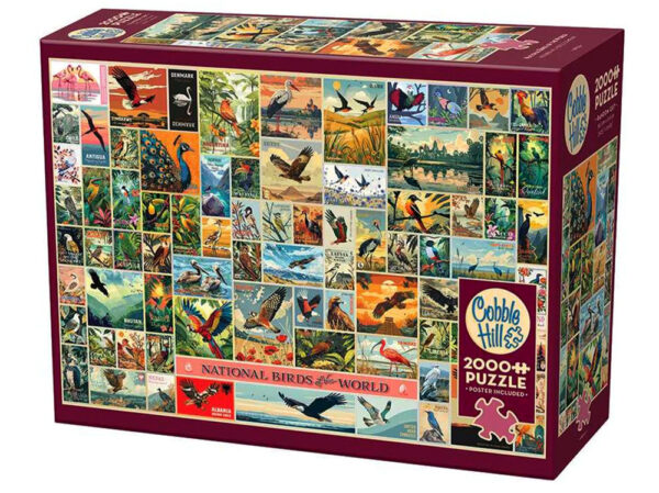 Cobble Hill - National Birds of the World 2000 Piece Puzzle - Image 2