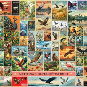 Cobble Hill - National Birds of the World 2000 Piece Puzzle