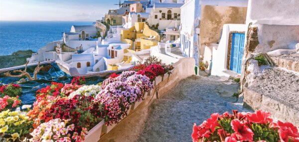 Puzzle Master - Oia Village Santorini 1000 Piece Puzzle