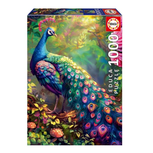 Educa - Peacock Garden 1000 Piece Puzzle - Image 2