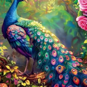 Educa - Peacock Garden 1000 Piece Puzzle