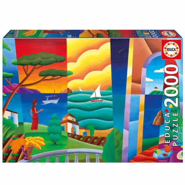 Educa - Penelope Waits, Phillip Stanton 2000 Piece Puzzle - Image 2