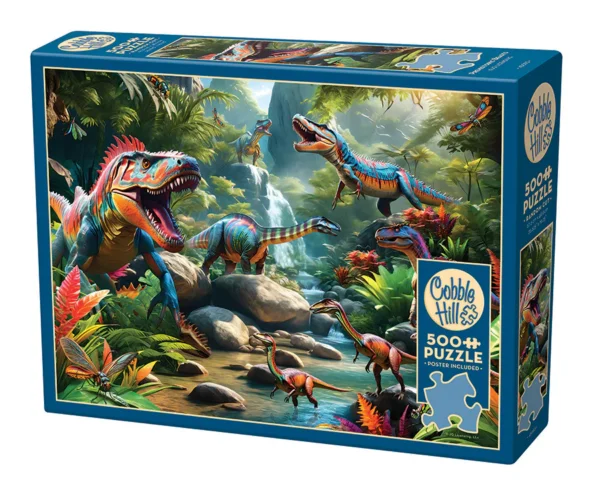 Cobble Hill - Prehistoric Beasts 500 Larger Piece Puzzle - Image 2