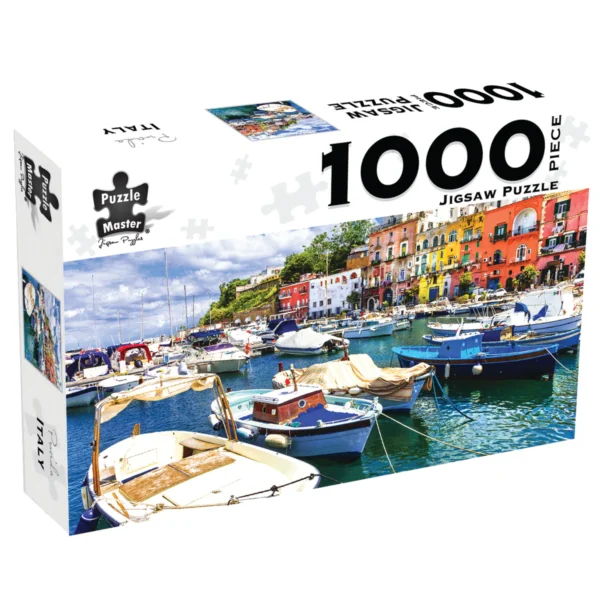 Puzzle Master - Procida Italy 1000 Piece Puzzle - Image 3
