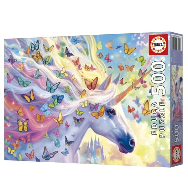 Educa - Rainbow Unicorn 500 Piece Puzzle - Image 2