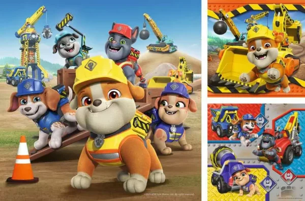 Ravensburger - Rubble & Crew Work Vehicles 3 x 49 Piece Puzzle - Image 2