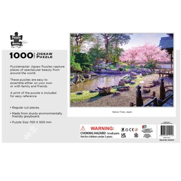 Puzzle Master - Sakura Trees Japan 1000 Piece Puzzle - Image 2