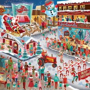 Cobble Hill - Santa's Parade 2000 Piece Puzzle