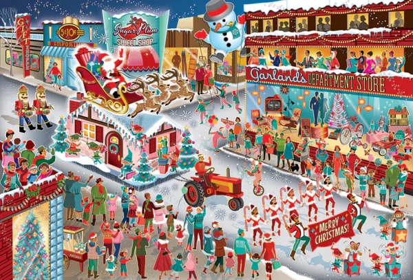 Cobble Hill - Santa's Parade 2000 Piece Puzzle