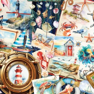 Cobble Hill - Seashore Sketchbook 1000 Piece Puzzle