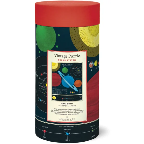 Cavallini & Co - Solar System 1000 Piece Puzzle - Image 3