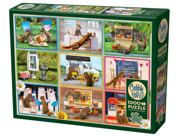 Cobble Hill - Squirrels Around Town 1000 Piece Puzzle - Image 2