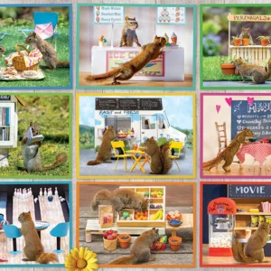 Cobble Hill - Squirrels Around Town 1000 Piece Puzzle