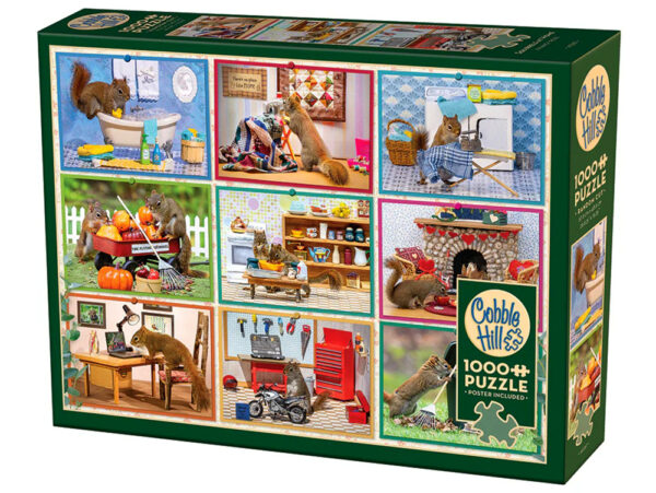 Cobble Hill - Squirrels at Home 1000 Piece Puzzle - Image 2