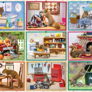 Cobble Hill - Squirrels at Home 1000 Piece Puzzle