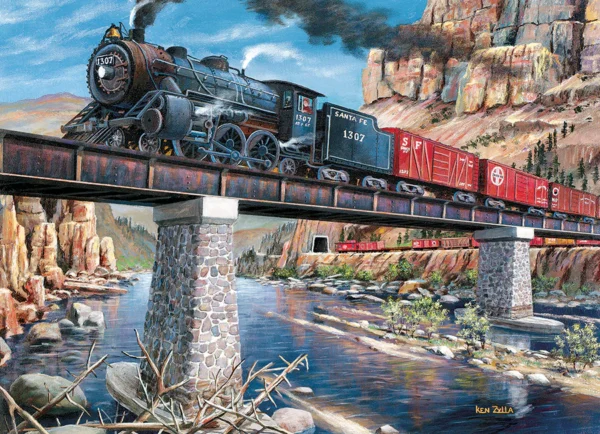 Cobble Hill - Stone, Steel & Steam 1000 Piece Puzzle