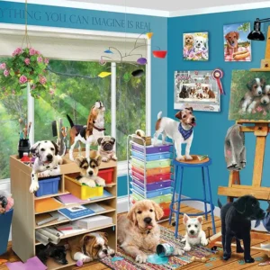 Cobble Hill - Studio Pups 1000 Piece Puzzle