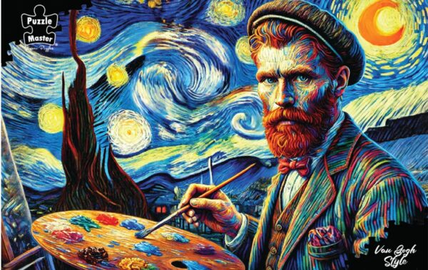 Puzzle Master - Van Gogh Selfie 1000 Piece Puzzle