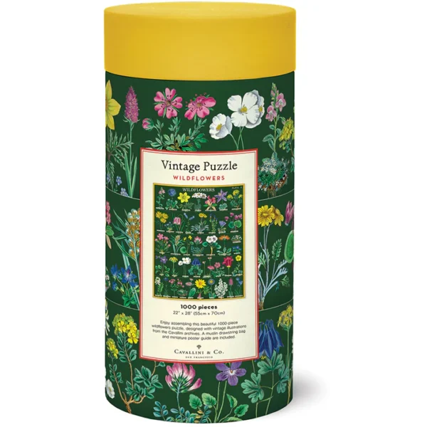 Cavallini & Co - Vintage Wildflowers 2 1000 Piece Puzzle - Image 3