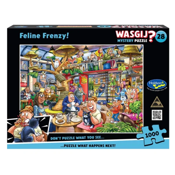 Holdson - Wasgij Mystery 28 - Feline Frenzy 1000 Piece Puzzle - Image 2