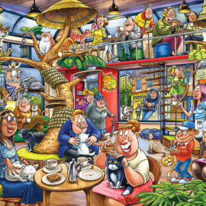 Holdson - Wasgij Mystery 28 - Feline Frenzy 1000 Piece Puzzle
