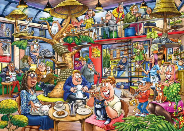 Holdson - Wasgij Mystery 28 - Feline Frenzy 1000 Piece Puzzle