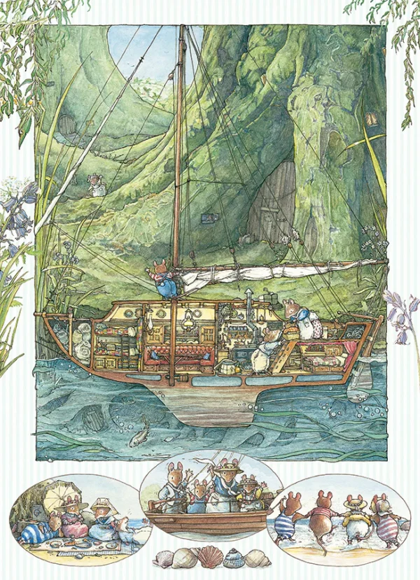 Cobble Hill - Brambly Hedge All Aboard 500 Larger Piece Puzzle