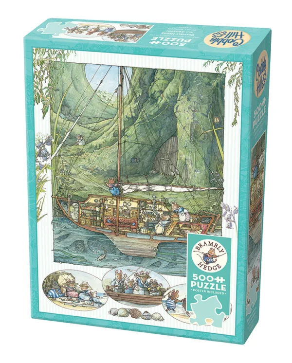 Cobble Hill - Brambly Hedge All Aboard 500 Larger Piece Puzzle - Image 2