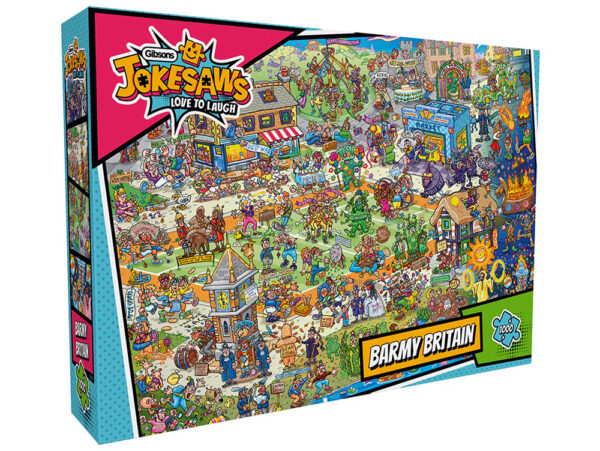 Gibsons - Barmy Britain 1000 Piece Puzzle