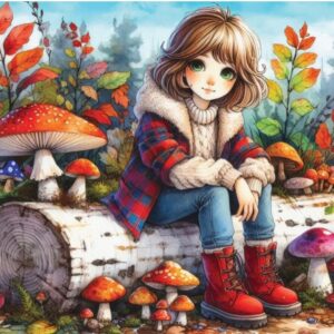 Delfy - Beneath Autumn's Canopy 1000 Piece Puzzle
