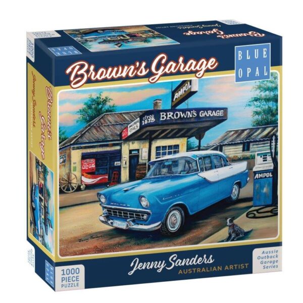 Blue Opal - Brown's Garage 1000 Piece Puzzle - Image 2