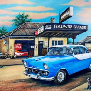 Blue Opal - Brown's Garage 1000 Piece Puzzle