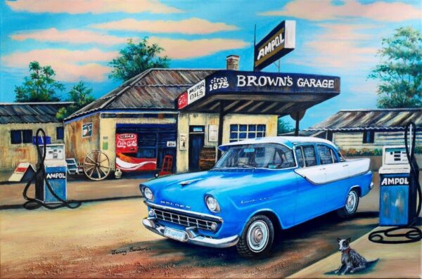 Blue Opal - Brown's Garage 1000 Piece Puzzle
