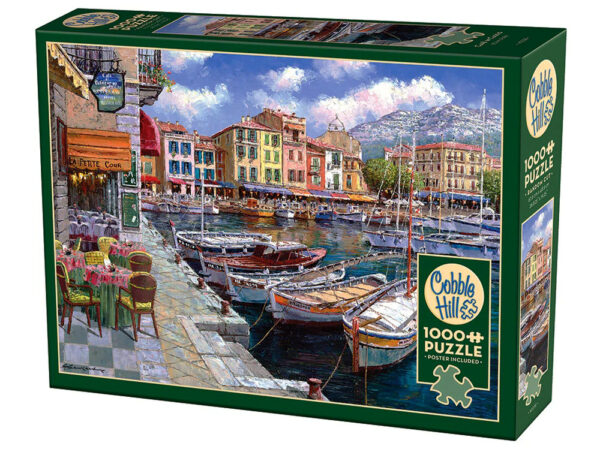Cobble Hill - Cafe in Cassis 1000 Piece Puzzle - Image 2