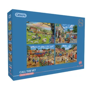 Gibsons - Call the Vet 4 X 500 Piece Puzzle