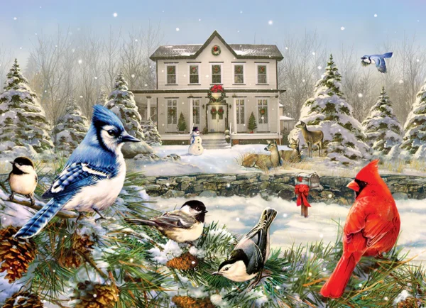 Cobble Hill - Country House Birds 1000 Piece Puzzle