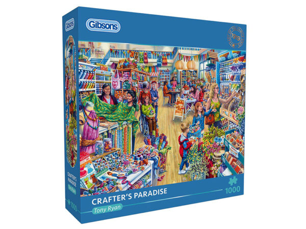 Gibsons - Crafters Paradise 1000 Piece Puzzle - Image 2