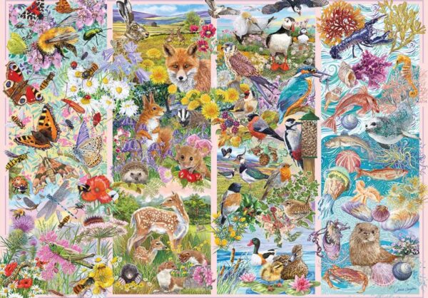 Gibsons - Curious Creatures 500 Piece Puzzle
