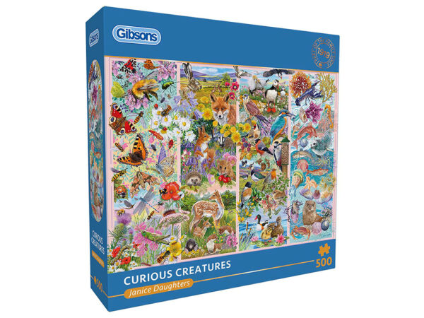 Gibsons - Curious Creatures 500 Piece Puzzle - Image 2